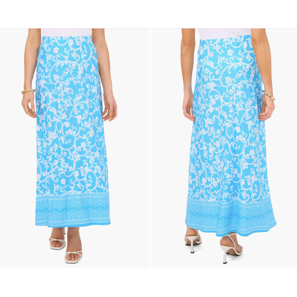 VINCE CAMUTO Floral print maxi‎ skirt Small was $79 NWOT